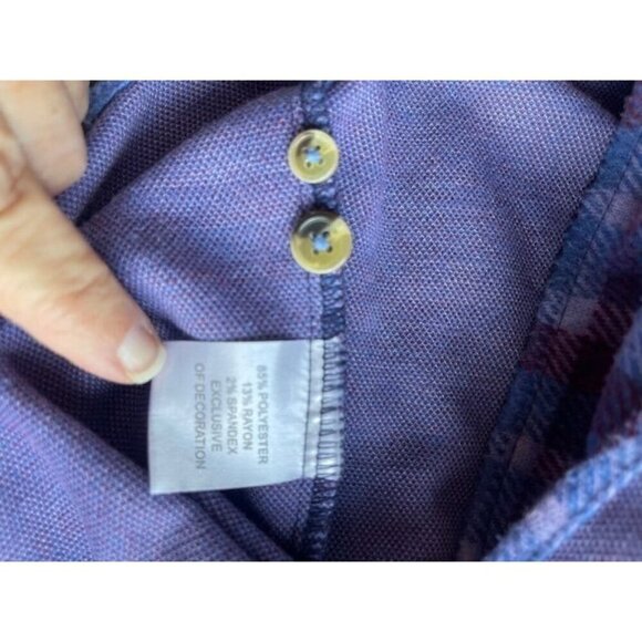 Tailorbyrd Plaid Button-Up Shirt "The Sweatertshirt" Blue/Red Check Men's‎ Large - Picture 14 of 15